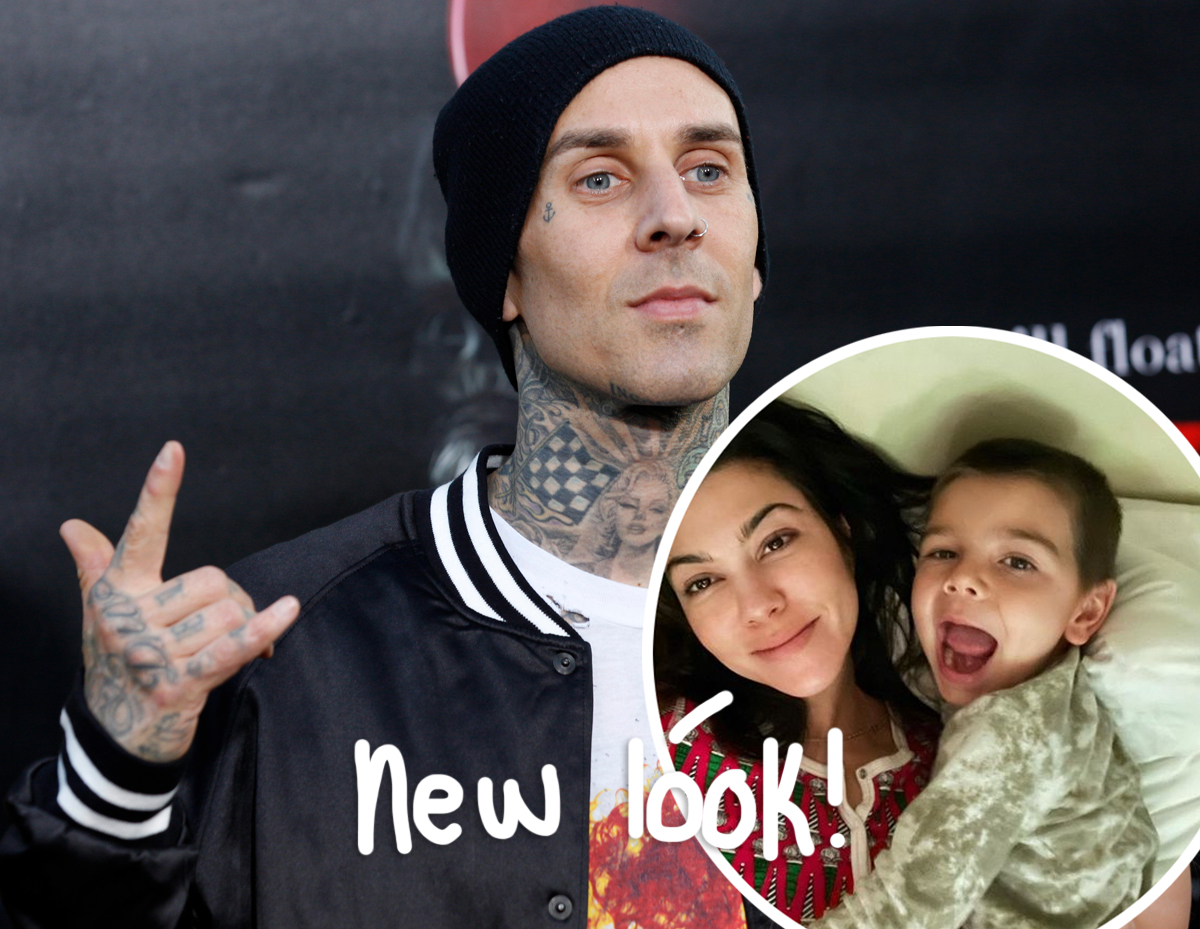 #OMG Reign Disick Channels Travis Barker With This New Haircut!