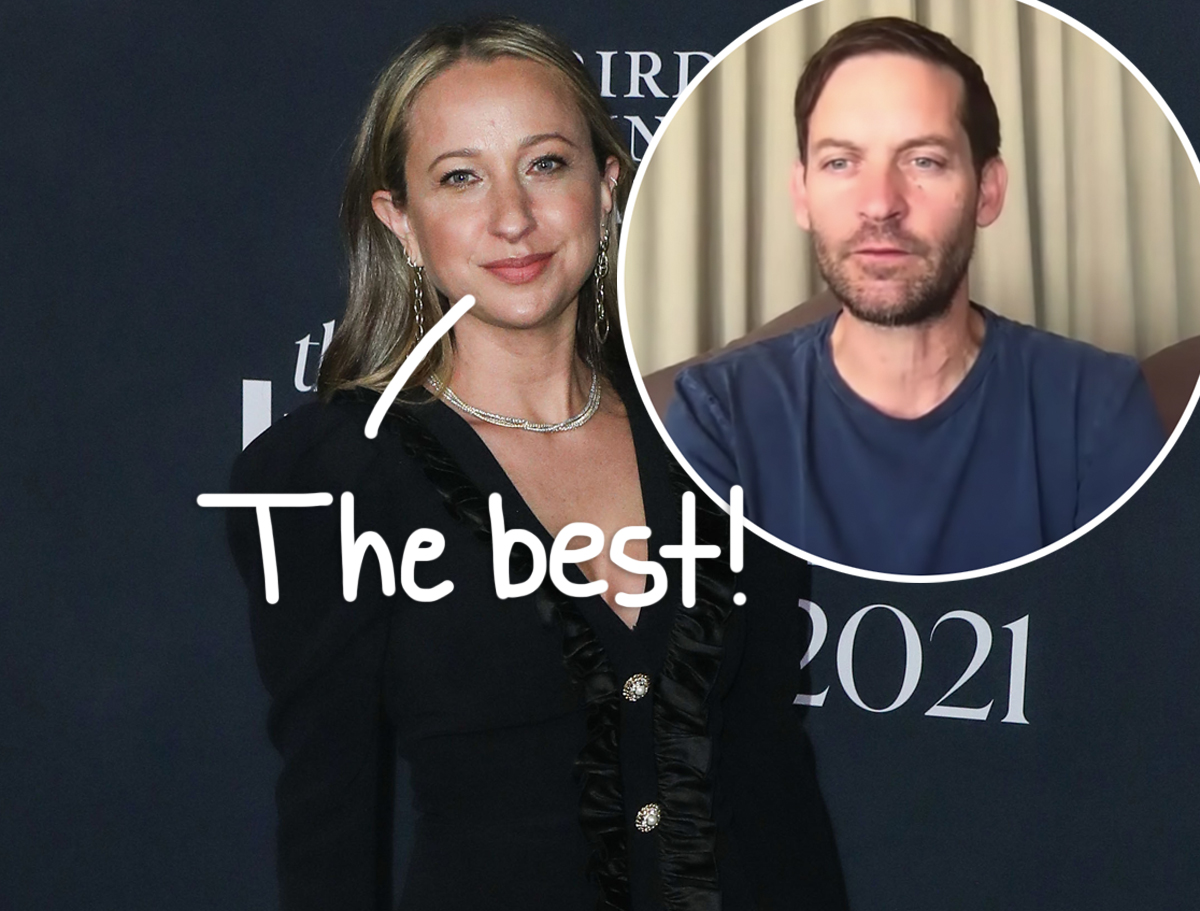 Tobey Maguire's ex Jennifer Meyer calls co-parenting 'hard