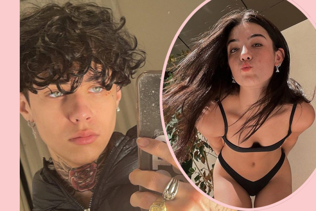 Travis Barker Son Landon Dating TikTok Charli DAmelio