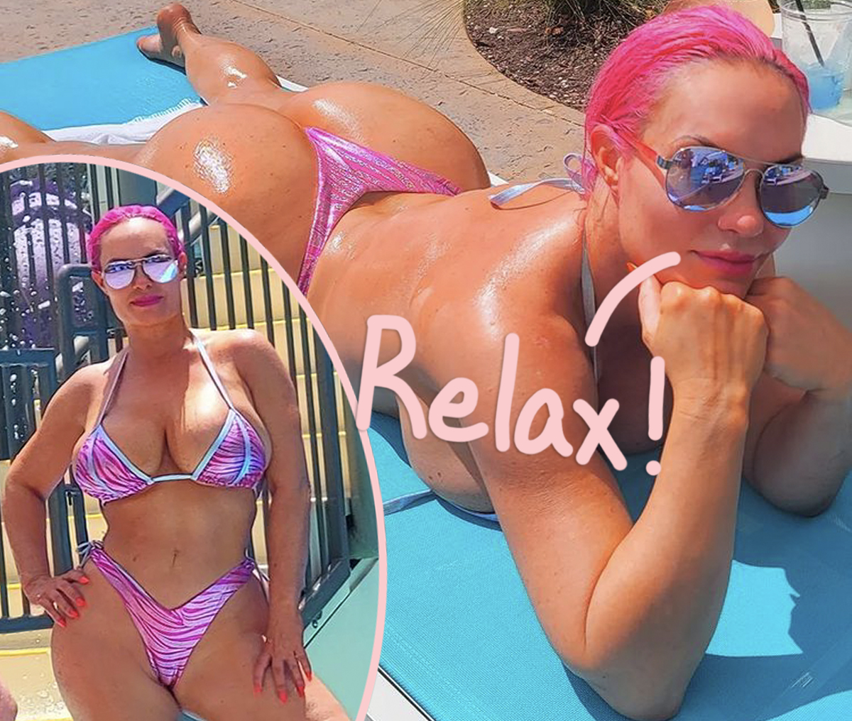 Coco Austin BASHED For Wearing Thong Bikini To A Family Water Park - But Did She Do Anything Wrong?! pic picture