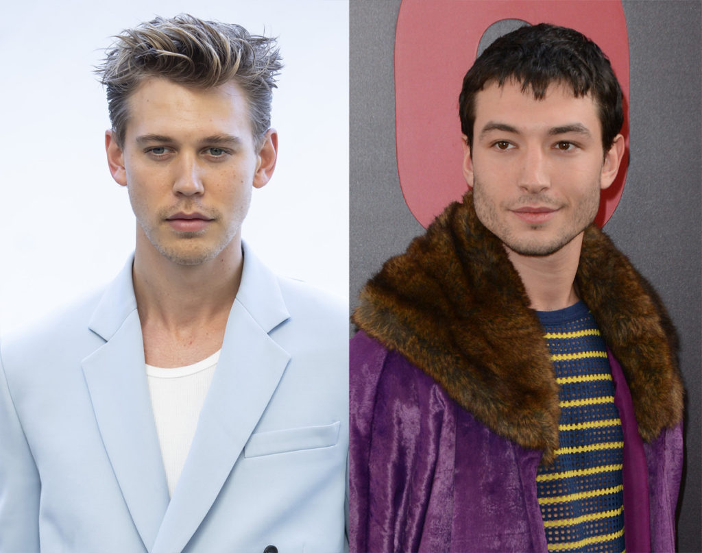 Ezra Miller and Austin Butler on the red carpet