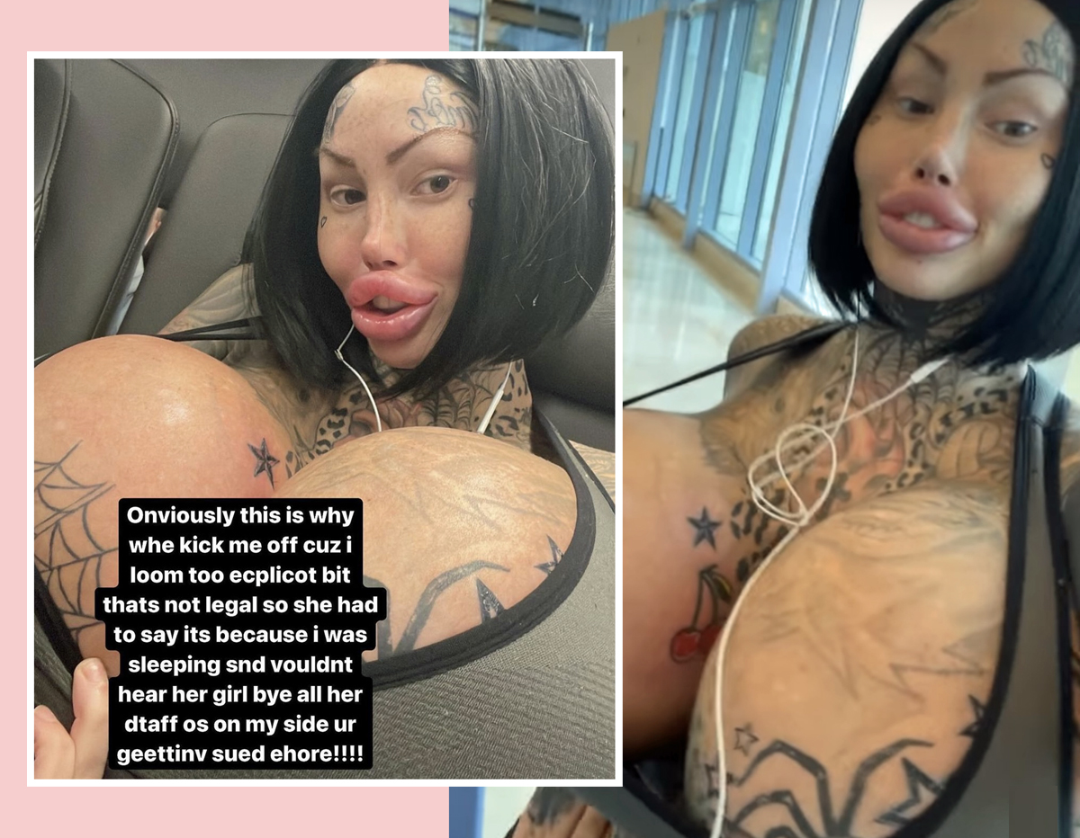 Instagram Model Claims Her 22-Pound (!!) Breasts Got Her Kicked Off Plane!  - Perez Hilton