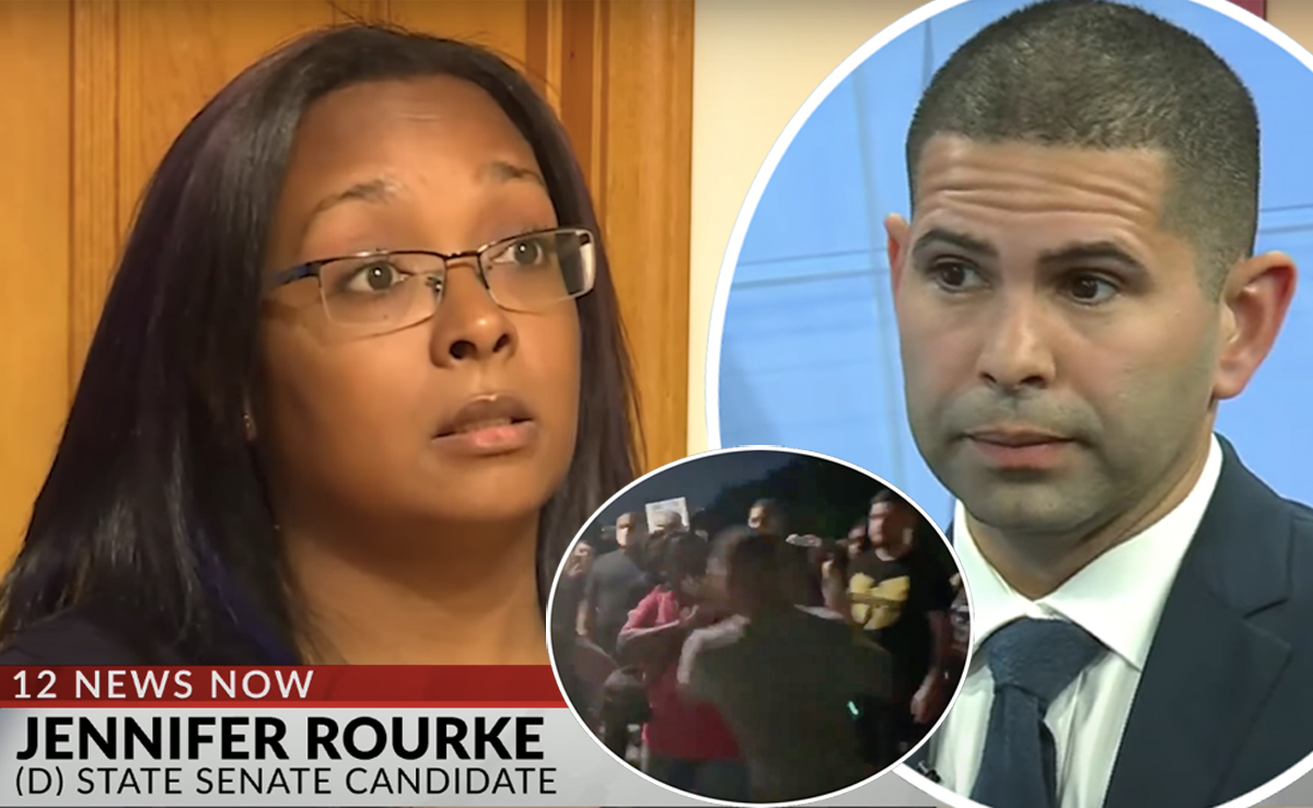 #Rhode Island Cop Drops Out Of State Senate Race After Allegedly PUNCHING His Female Opponent At Abortion Rally!