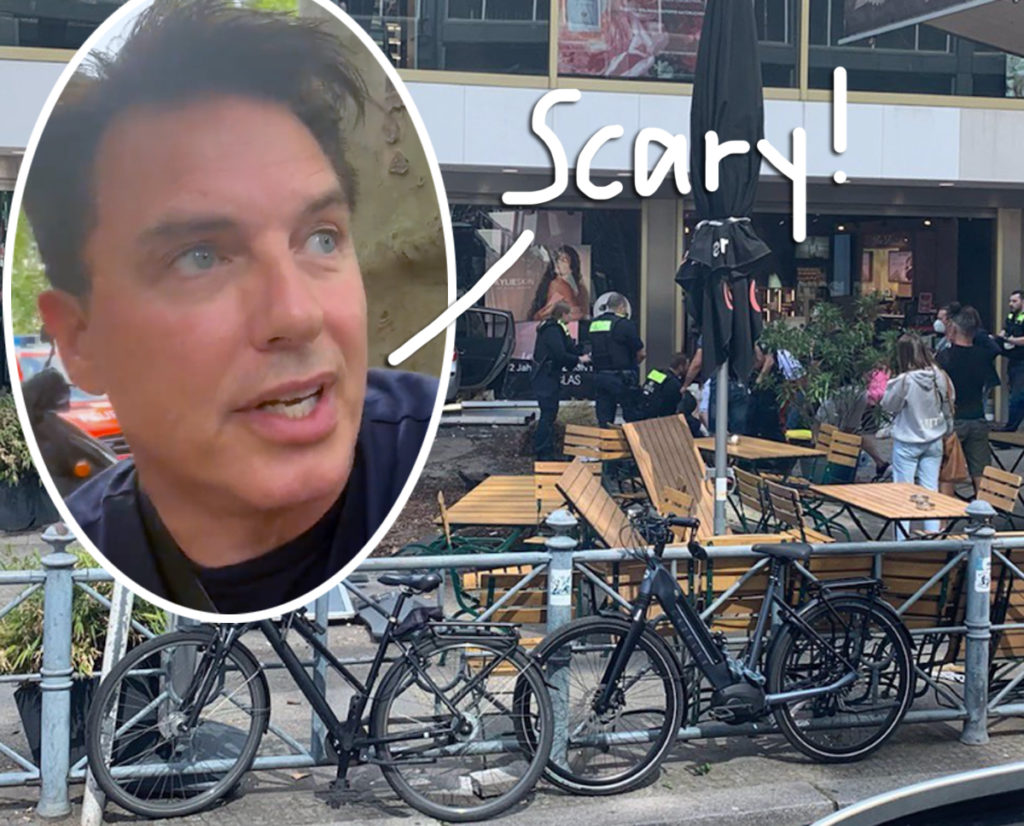 John barrowman shares a video form the crash site
