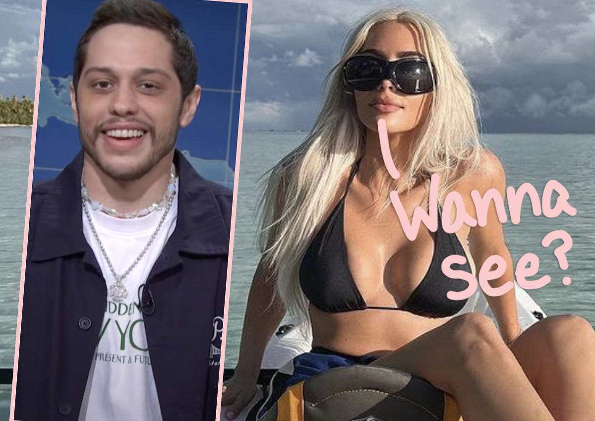 Pete Davidson FINALLY Makes His Debut On The Kardashians - And Its All About Kims VAGINA?! image image