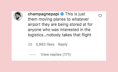 Drake Defends His Private Jet Taking A 14-Minute Flight Last Month After Facing Backlash!