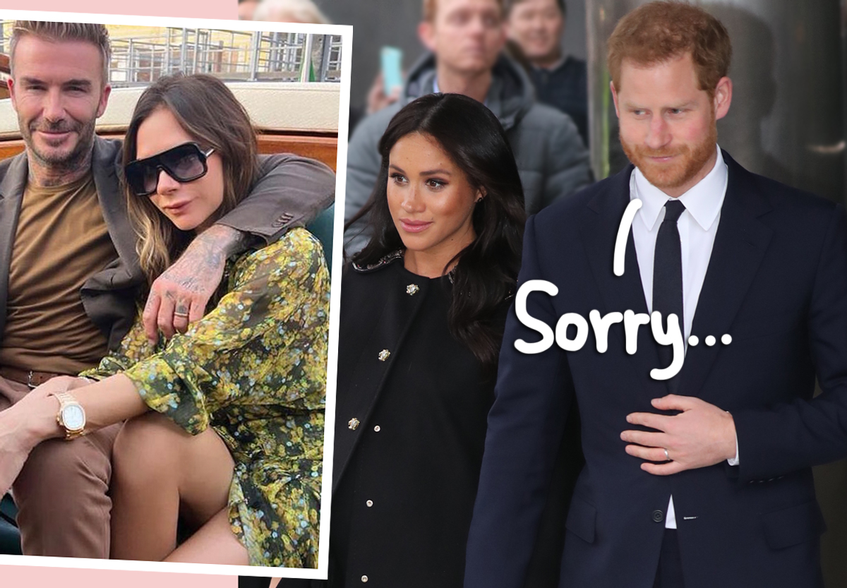 #Meghan Markle Accused Of Causing ‘Damaging’ Drama To Victoria & David Beckham’s Relationship With Harry! Over WHAT?!