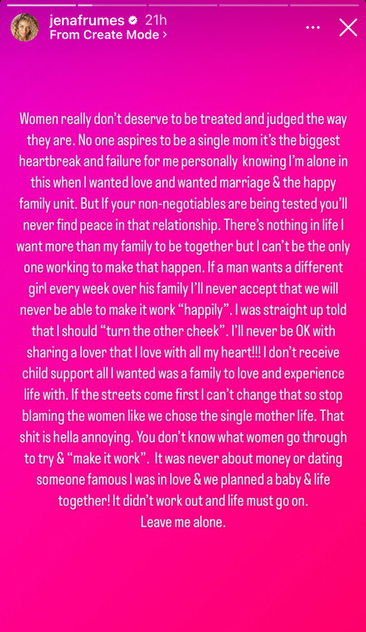 Jason Derulo’s Ex Jena Frumes Claims Singer ‘Constantly’ Cheated Jason Derulo’s Ex Jena Frumes Claims Singer ‘Constantly’ Cheated