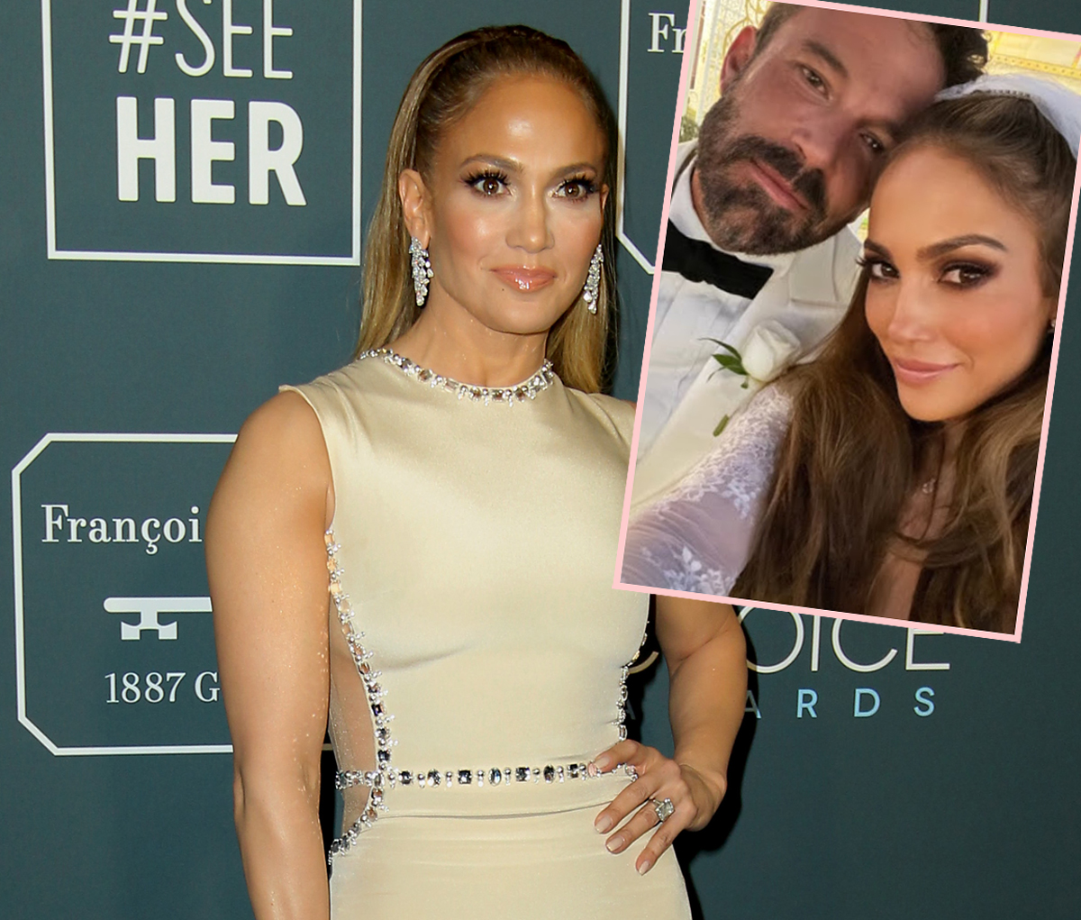 #Jennifer Lopez Shares The First Pictures From Her Wedding To Ben Affleck!