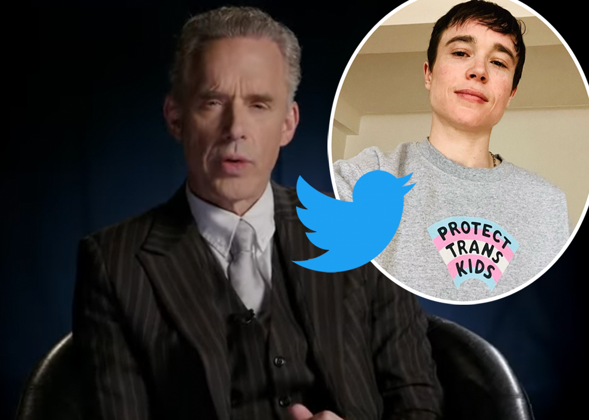 #Jordan Peterson Suspended From Twitter Over ‘Hateful’ Comment About Elliot Page!