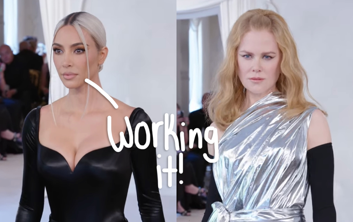 #Kim Kardashian, Nicole Kidman, & More Celebs Walked The Balenciaga Runway At Paris Fashion Week!