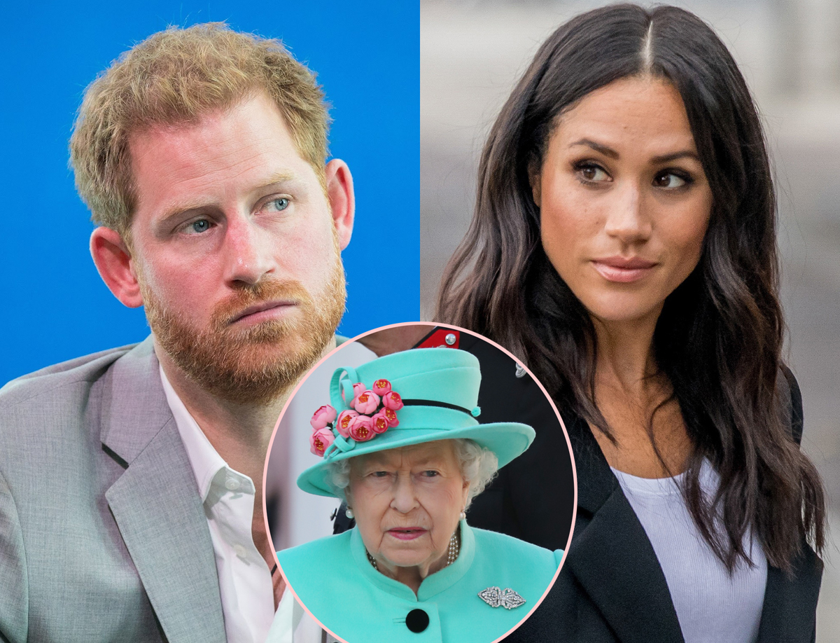 #Queen Elizabeth’s Long-Time Aide Reportedly Warned That Meghan Markle & Prince Harry’s Marriage Will ‘End In Tears’?!
