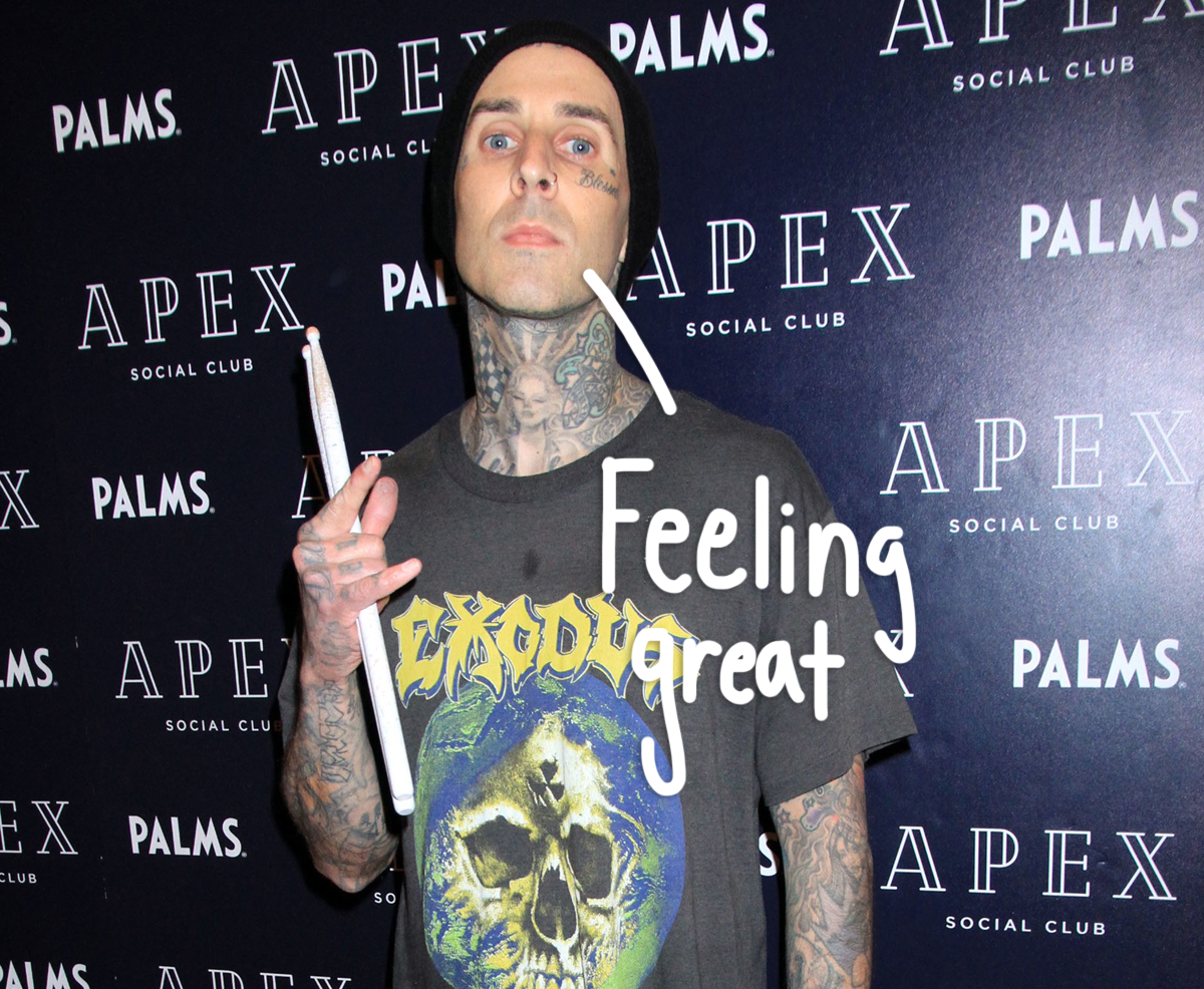 #Travis Barker Returns To Stage For The First Time Since Hospitalization — Even Though He’s ‘Not Supposed To’!