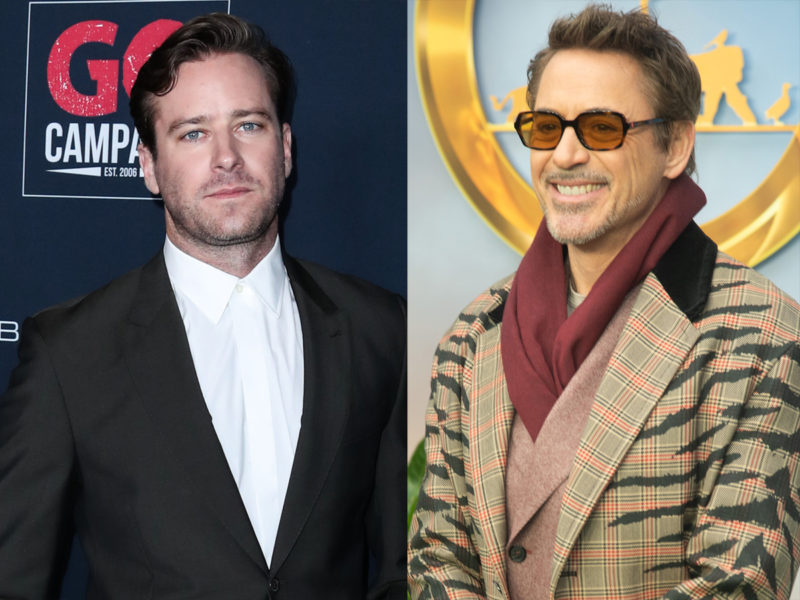 Robert Downey Jr. Paid For Armie Hammer's Rehab After Rape Accusation