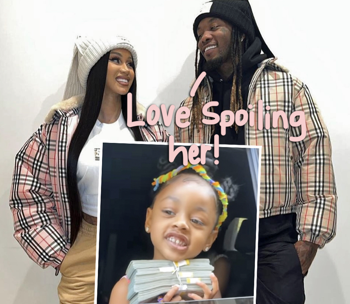 #Cardi B & Offset Gifted Kulture A STACK Of $50K For Her 4th Birthday!!