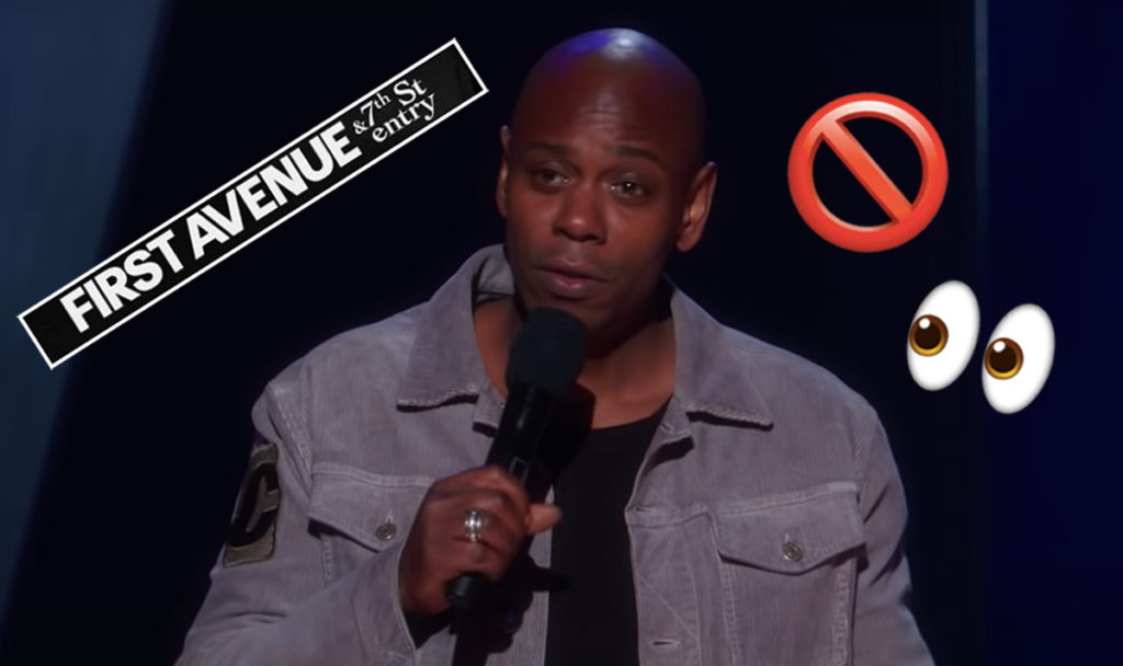 Dave Chappelle Comedy Show Cancelled Last-Minute By Famous Minneapolis Venue Where Purple Rain Was Filmed