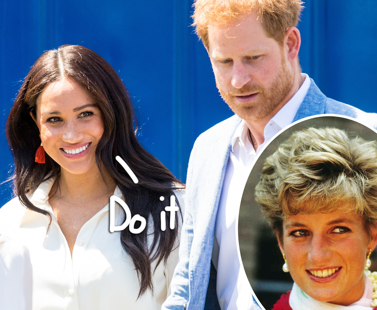 #Meghan Markle Insisted Prince Harry Compare Her Struggles With Media To Princess Diana — OR ELSE?!