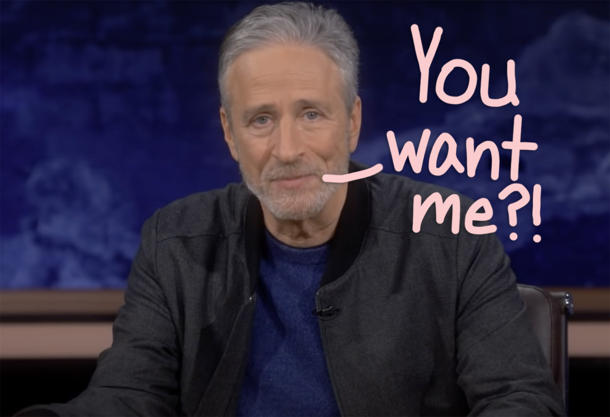 #Daily Show Alum Jon Stewart Has The PERFECT Response To Being Asked To Run For President In 2024!