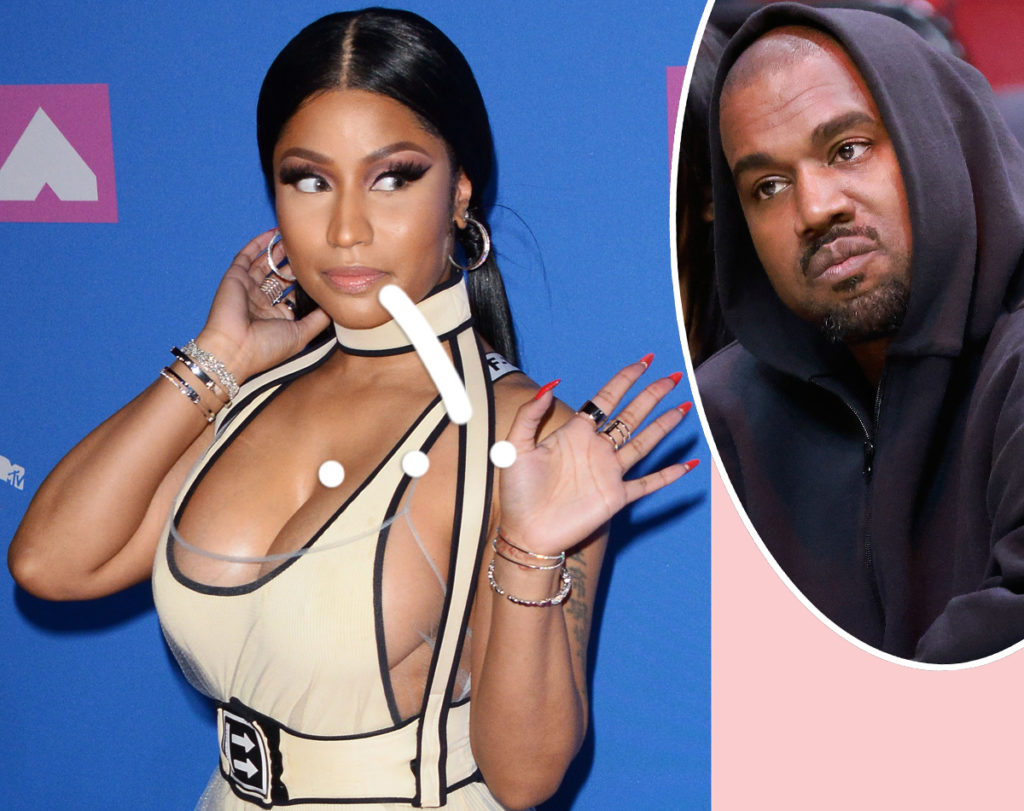 Are Nicki Minaj & Kanye West Beefin'?? Because She Might Have Just Called  Him A Clown! - Perez Hilton
