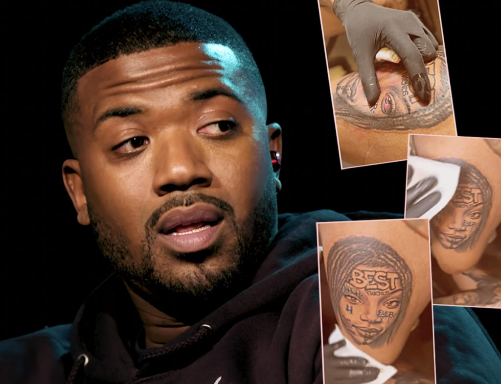 Ray J Admits Even Brandy Didnt Like His Controversial Tattoo Of Her  Face  Perez Hilton
