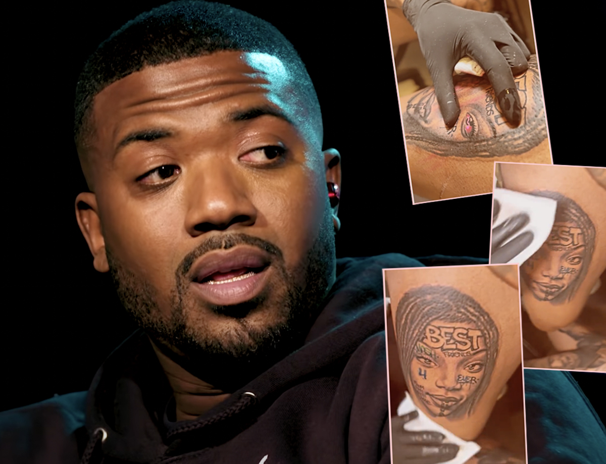 Kim Kardashians ex Ray J reveals his sister Brandy didnt like his tattoo  tribute to her  Daily Mail Online