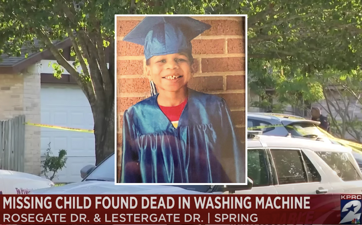 #Missing Texas Boy Found Dead In Family’s Washing Machine