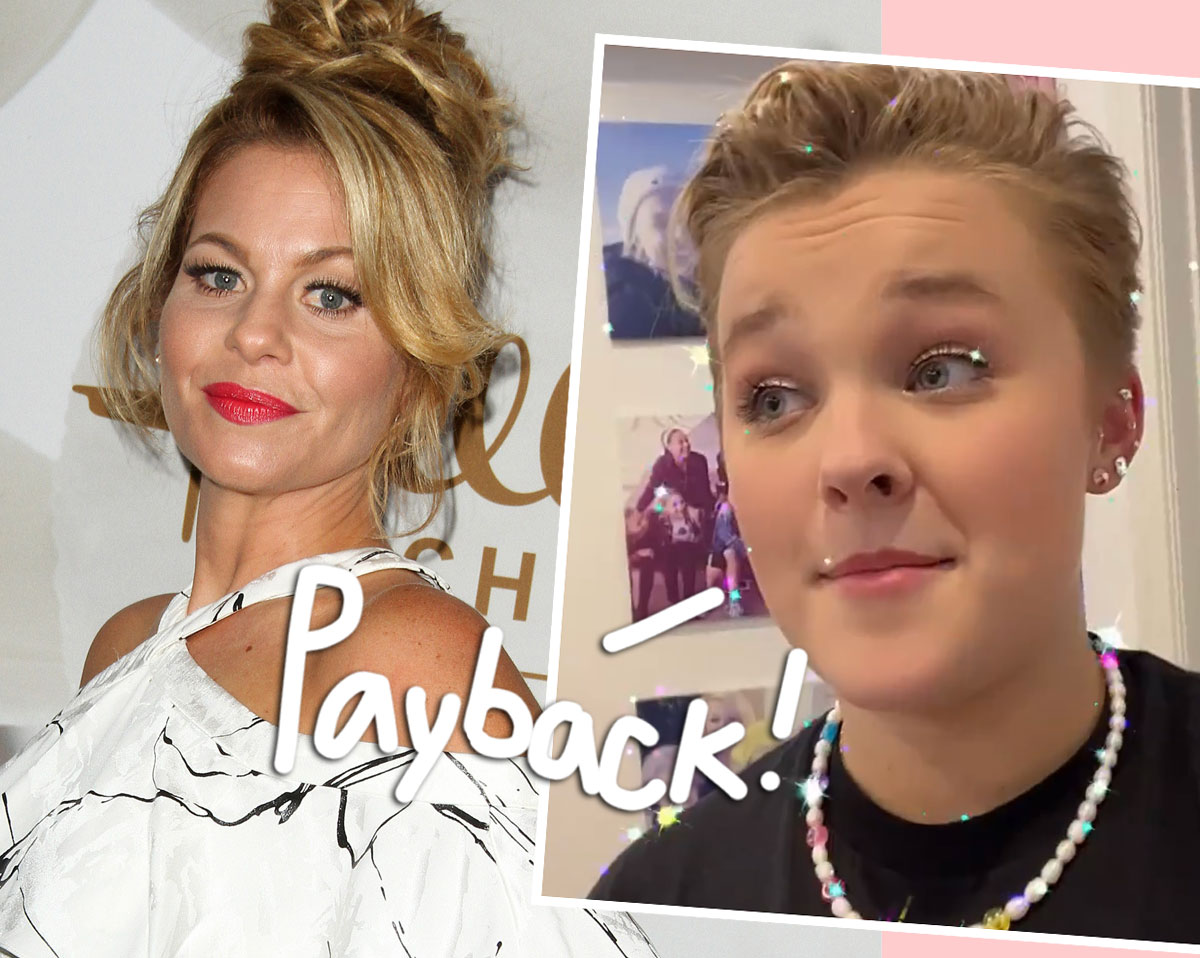 Weird Timing Candace Cameron Bure Shows Off Jojo Siwa Swag She Just Got Ted Amid Feud