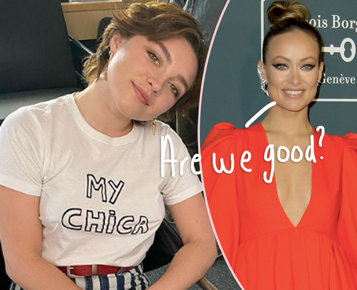 #Florence Pugh & Olivia Wilde’s Feud Over? Or Just Show Business??
