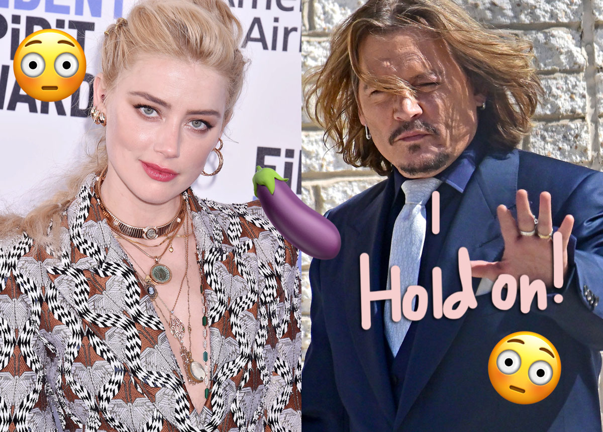 Has Amber Heard Sex Tape - Johnny Depp's Alleged Erectile Dysfunction, Attempts To Submit Amber  Heard's NUDE Photos As Evidence, And MORE Revealed In Unsealed Court Docs!!  - Perez Hilton
