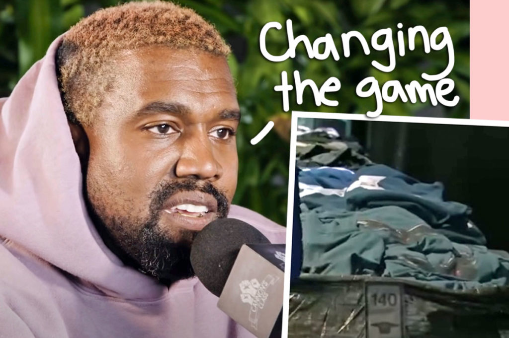 Kanye West Faces Backlash Over Clothes In Trash Bags