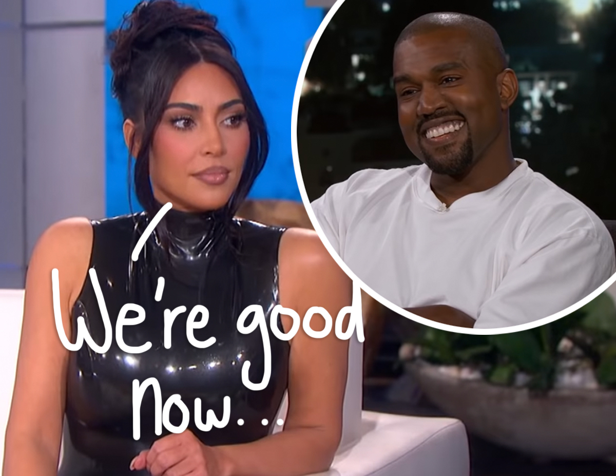 Kim Kardashian & Kanye West ‘Co-Parenting In A Healthy Way’ Amid Divorce!