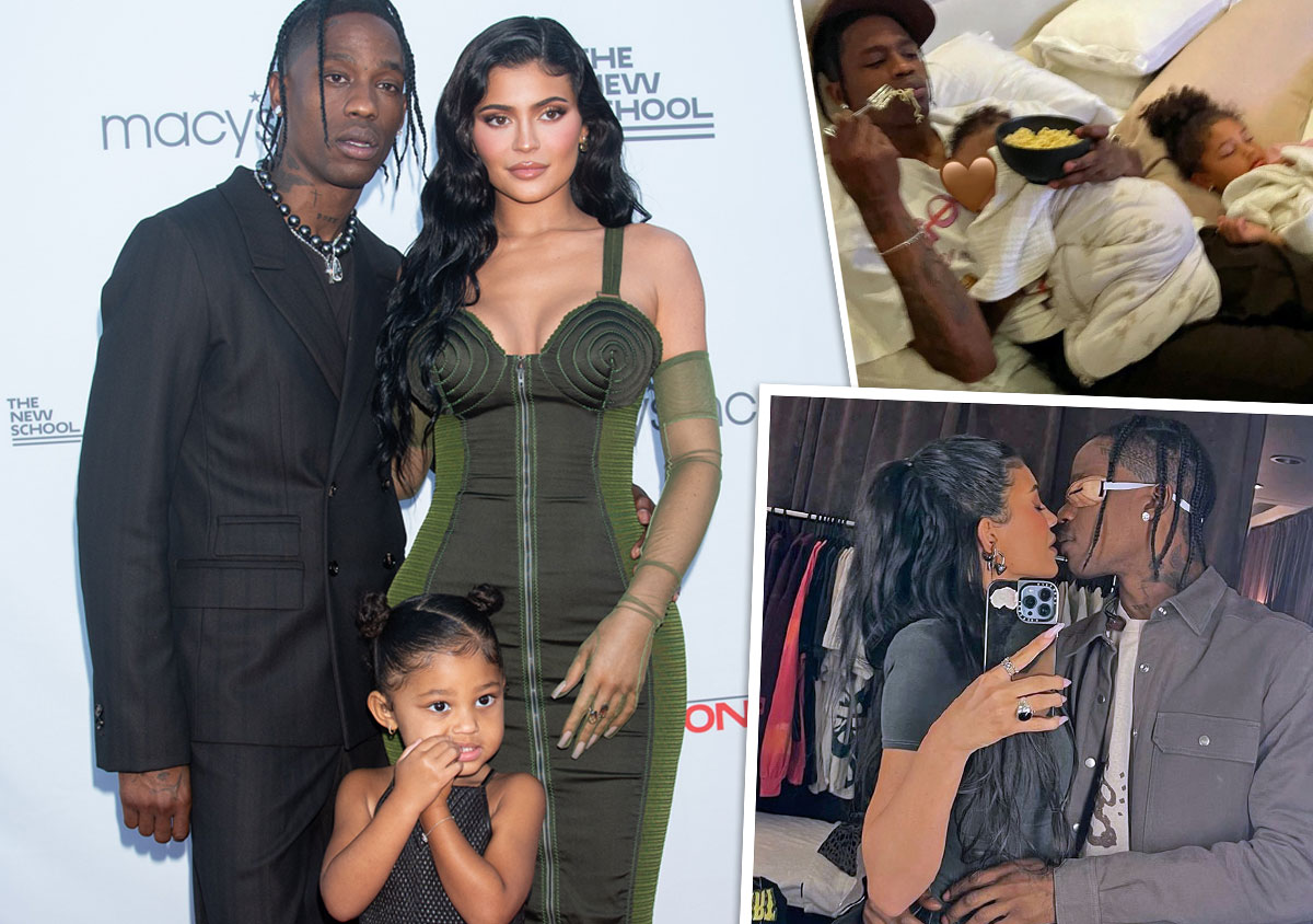 #Dream Team! Kylie Jenner & Travis Scott ‘Successfully Co-Parenting’ After Baby No. 2!