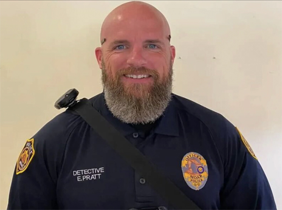 Moab Police Officer Eric Pratt