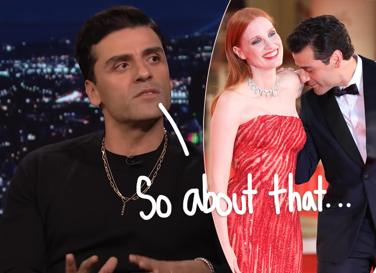 #Oscar Isaac Has A BIZARRE Explanation For The Time He Sniffed Jessica Chastain’s Armpit On The Red Carpet