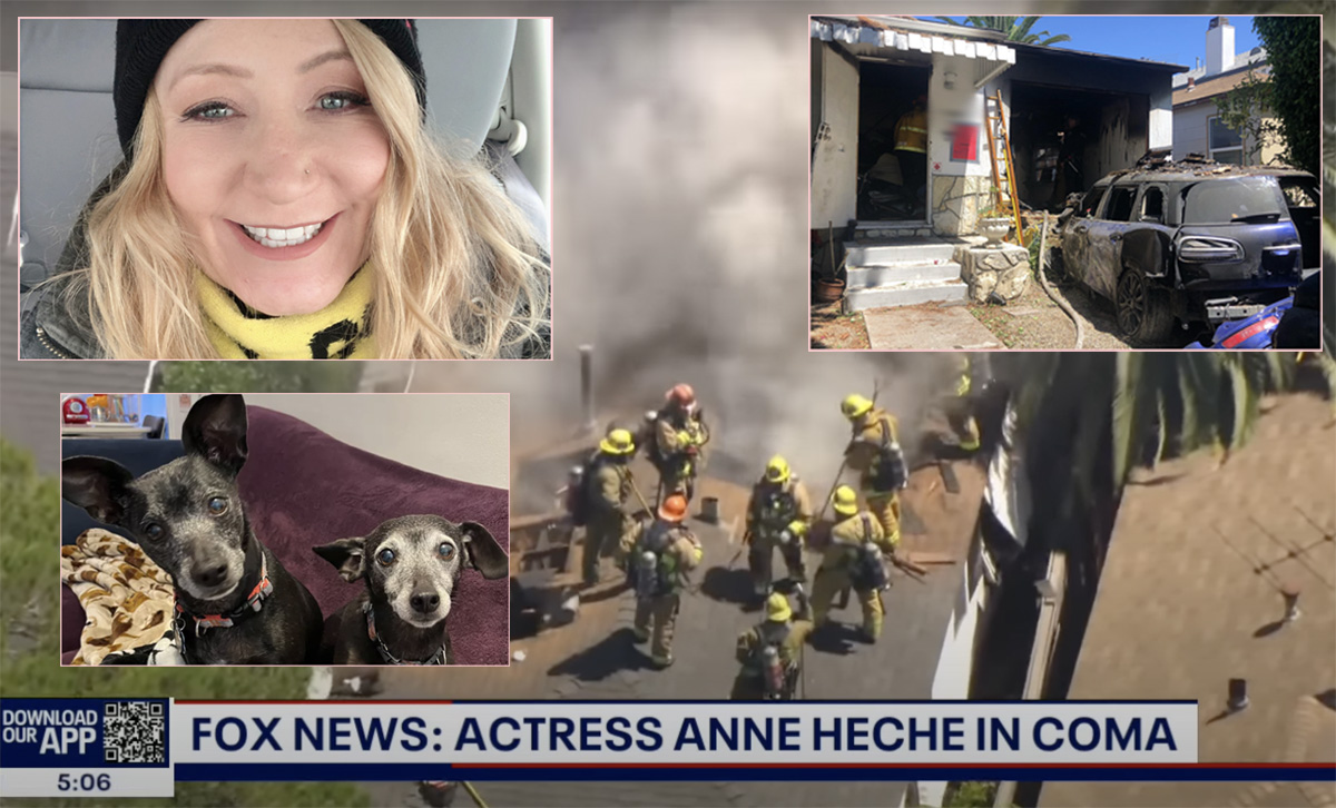 Woman Living In House Destroyed By Anne Heche Car Wreck 'In Shock' & 'Extremely Fortunate' To Be Alive