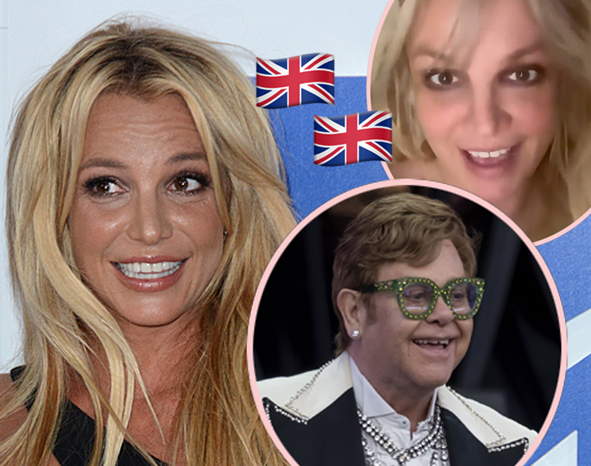 OMG You Have To Hear Britney Spears' Impression Of Elton John! 