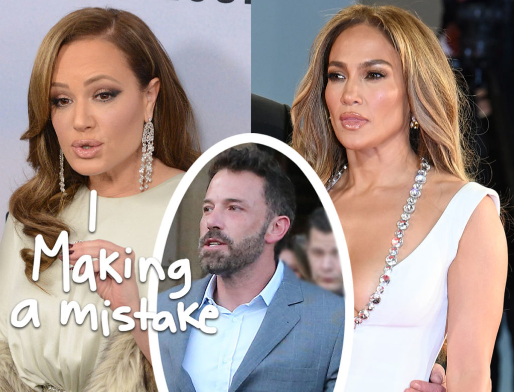 Are Jennifer Lopez & Leah Remini In Feuding BECAUSE OF Ben Affleck?!