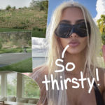 Kim Kardashian Slammed For Going WAY Over Home Water Limits Amid California Drought!