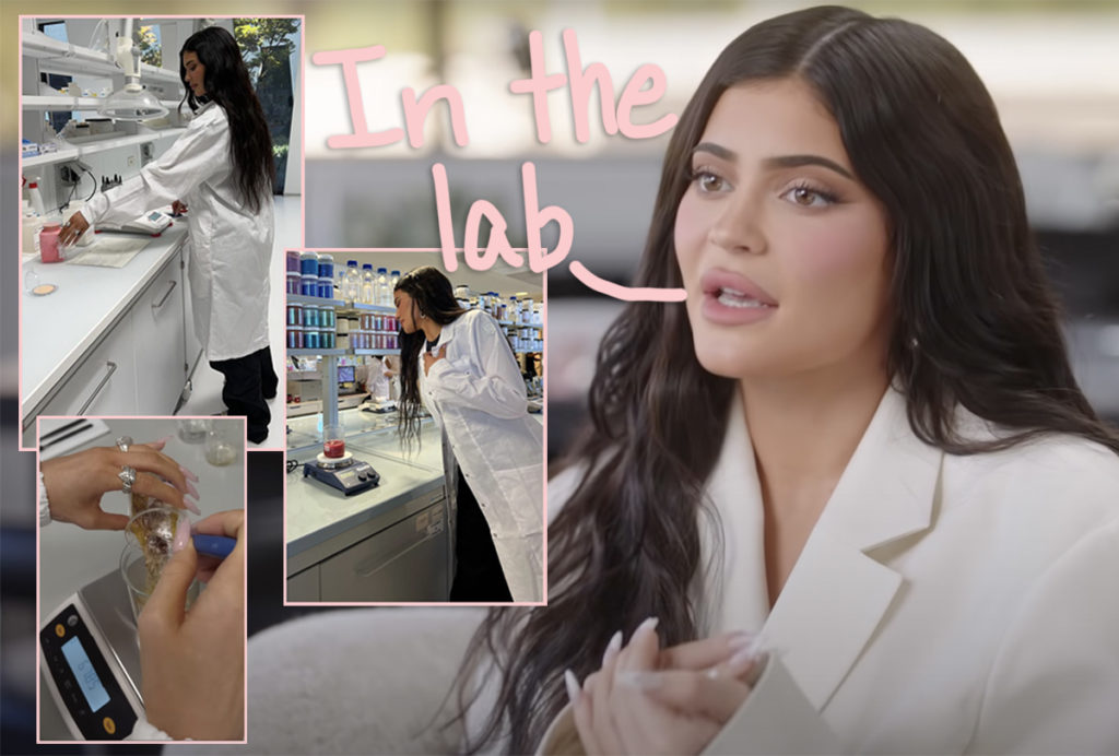 Kylie Jenner is facing backlash for photos in an Italy lab