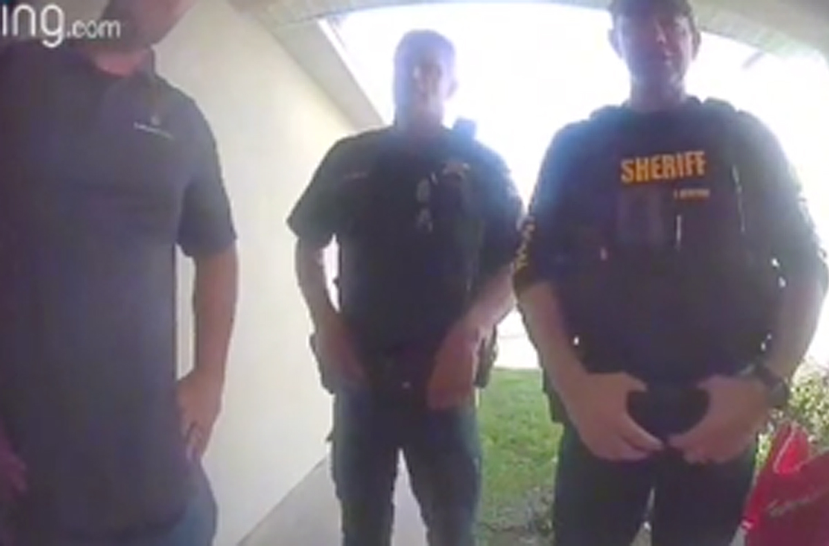#Ring Camera Shows Moment Cops Realize They’re Evicting The Wrong Family: ‘Oh S**t’