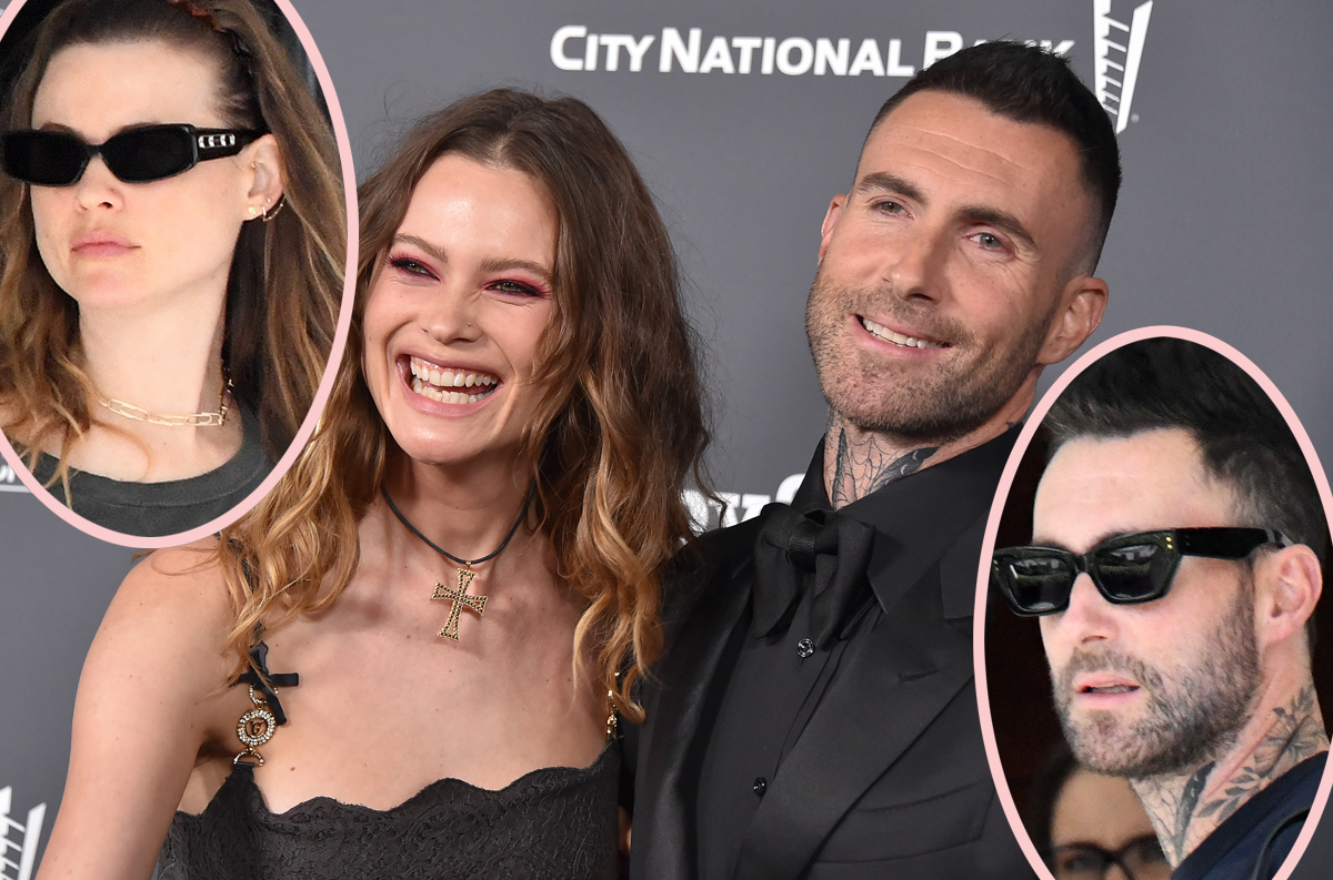#Adam Levine & Pregnant Wife Behati Prinsloo Spotted For First Time Since Cheating Allegations, Looking… Happy??