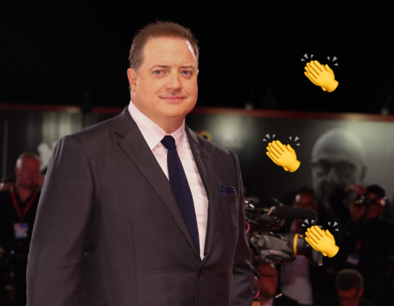 Brendan Fraser 'Sobbed' After The Whale's Premiere Got Him A Standing