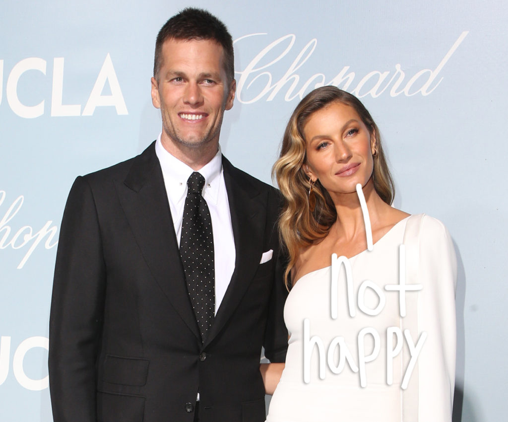 Tom Brady Gisele Bundchen 'In A Fight' As He Misses Training