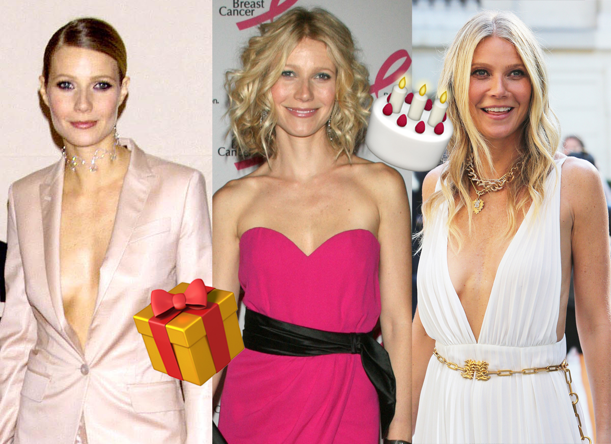 #Golden Gwyneth Paltrow Poses NUDE For Her 50th Birthday!
