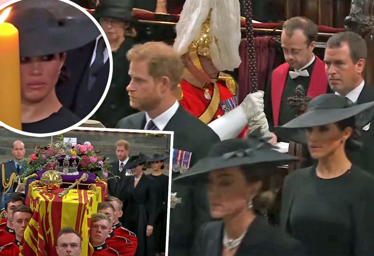 #How Prince Harry Quietly Comforted Crying Meghan Markle During Queen Elizabeth’s Funeral