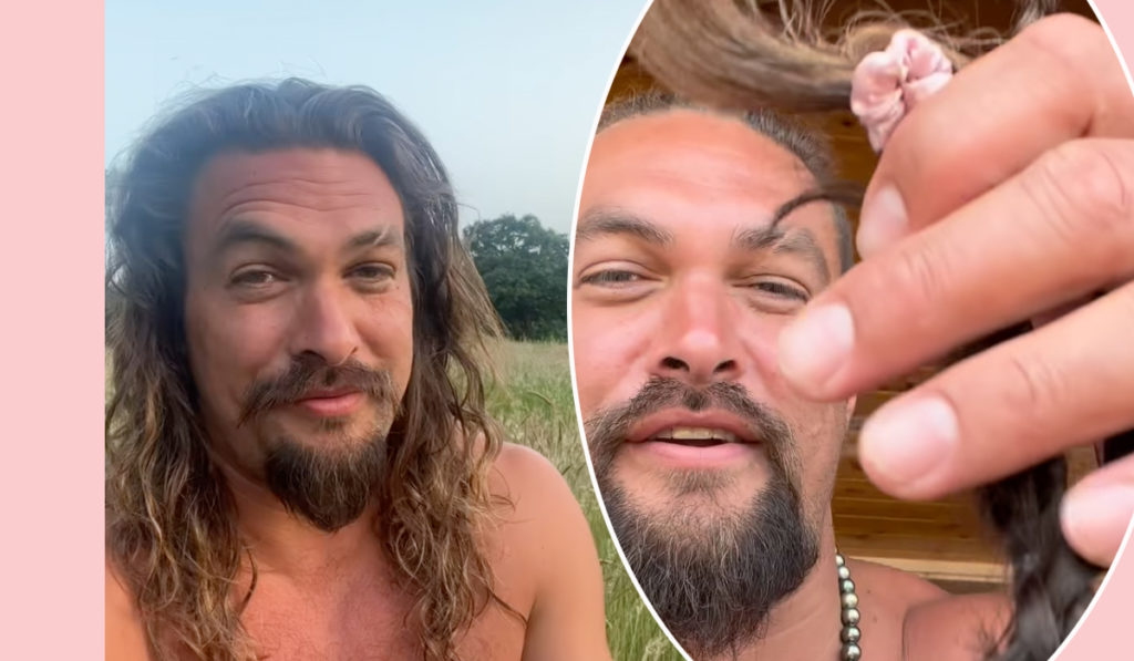 Jason Momoa Cuts off hair