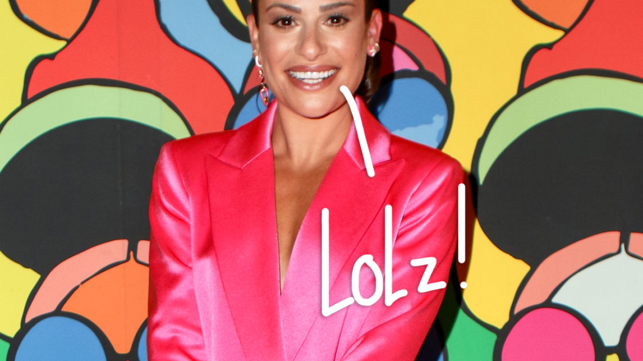 Lea Michele Hilariously Plays Into The Rumor That She Can t Read