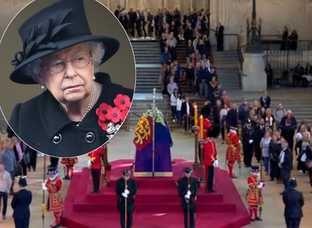 #Man Arrested After Rushing Queen Elizabeth’s Coffin & Lifting The Royal Standard!