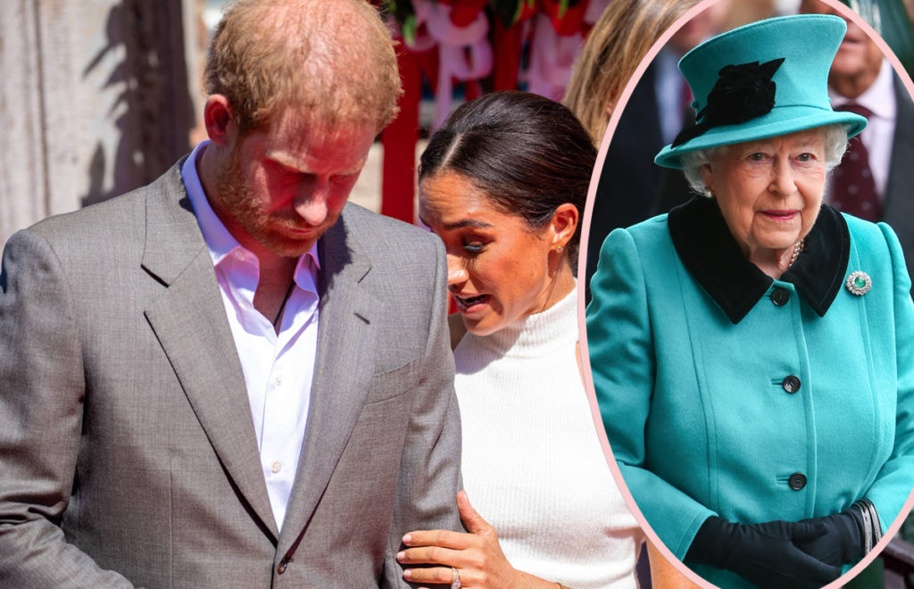 Prince Harry And Meghan Markle Pay Tribute To Queen Elizabeth With Silent Statement Perez Hilton