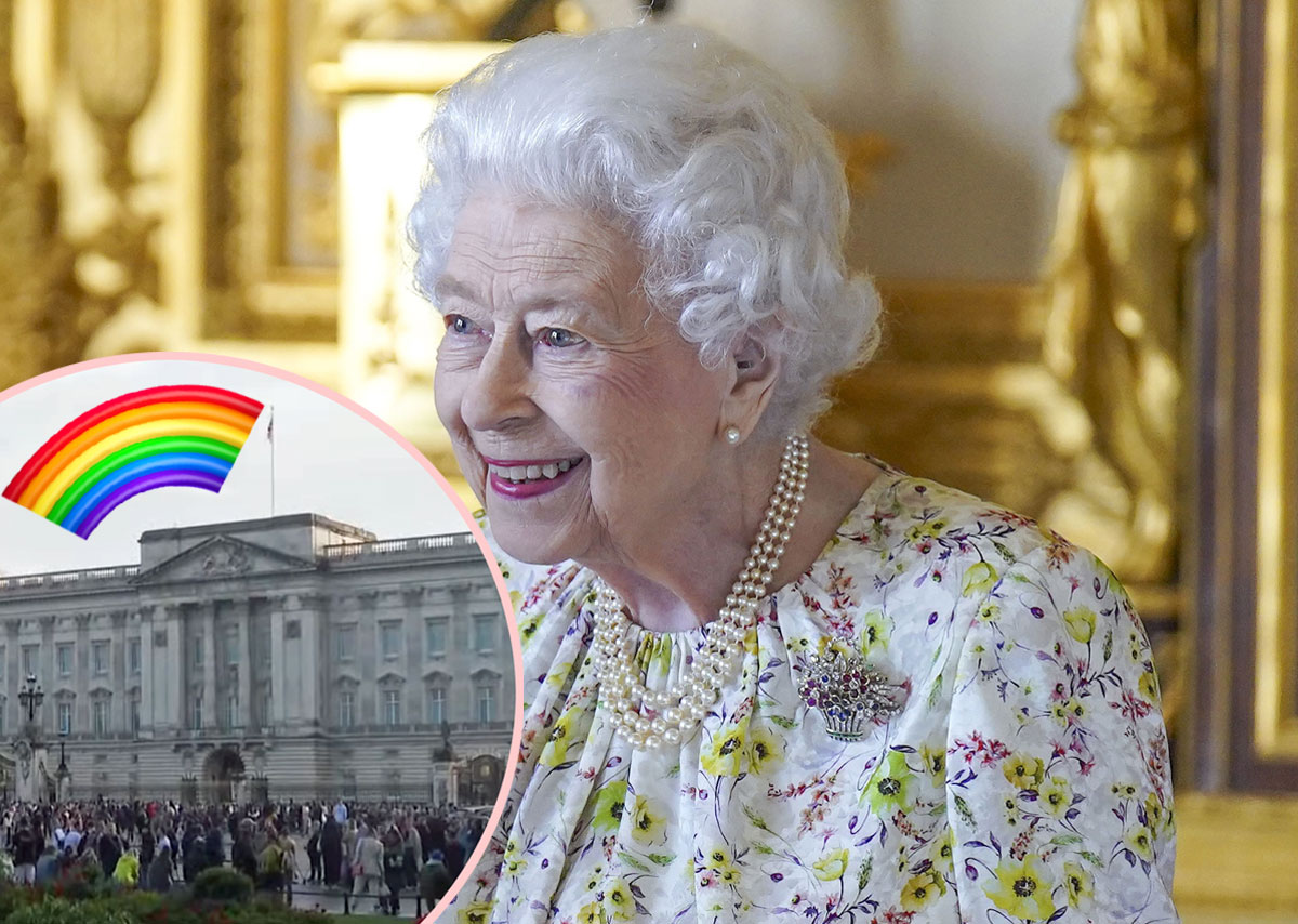 Buckingham Palace Blessed With Double Rainbow As Queen Elizabeth Passes 
